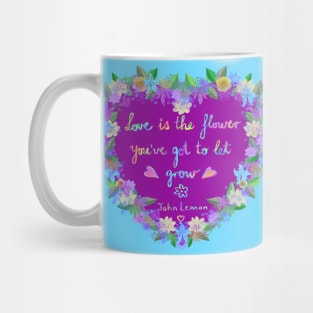 Love is a Flower Mug